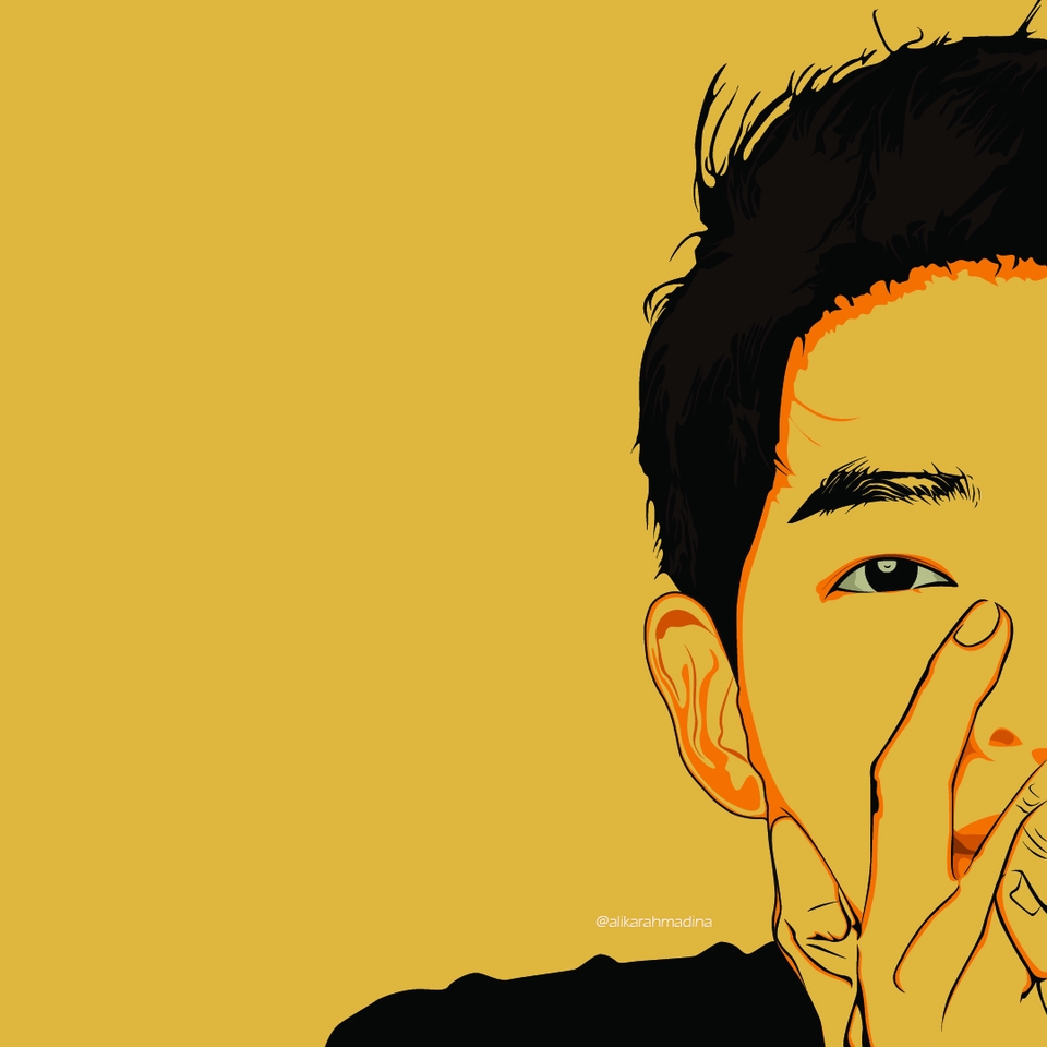 Gambar Potret - Vector wajah teman, pasangan, keluarga atau idolamu!! - 4