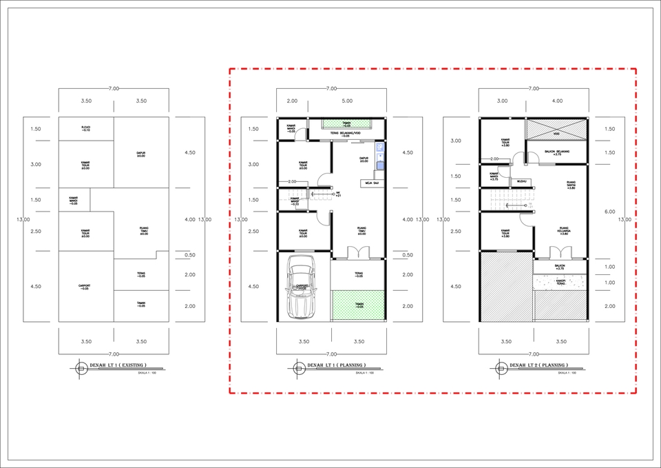 3D & Perspektif - JASA DESAIN 3D RUMAH TINGGAL,PERUMAHAN,GATE,TOKO,RUKO,RUMAH KOS,CAFE,DLL - 4