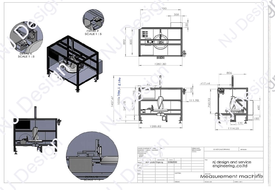รับเขียนแบบ ออกแบบ Part เครื่องกล3D,2D Jig&Fixture…
