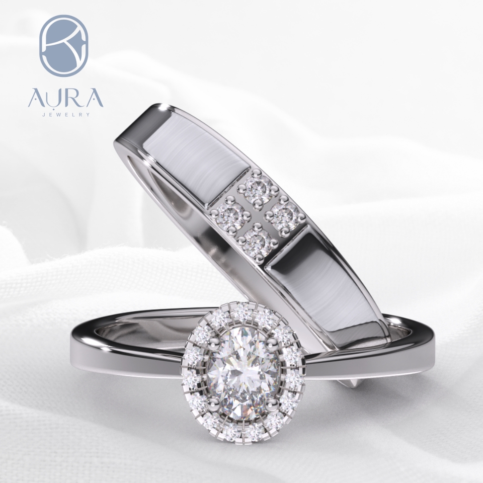 รับทำ 3d model สินค้า เครื่องประดับเพชร 3 มิติ