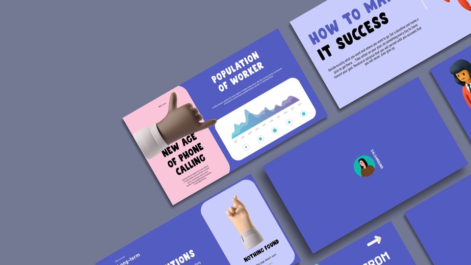 Presentation - รับออกแบบ PowerPoint งานเรียน, งานธุรกิจ, งานวิจัยและอื่น ๆ - 1