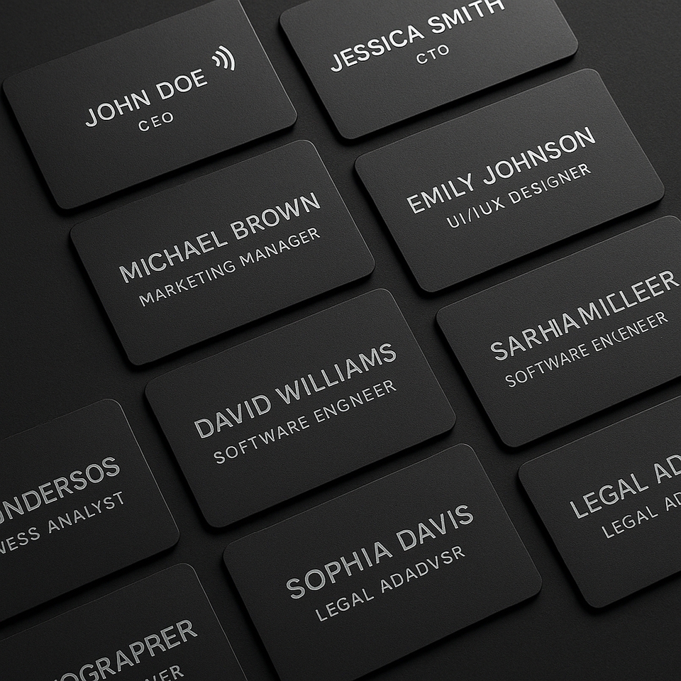 ออกแบบนามบัตรหรูหรา บริการออกแบบมืออาชีพ สำหรับธุรกิจคุณ