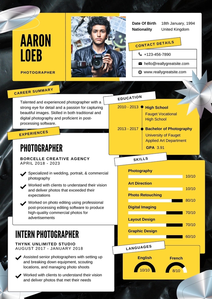 Portfolio & Resume - Jasa Pembuatan CV / Resume Modern dan Cepat (1 Hari Jadi) - 8