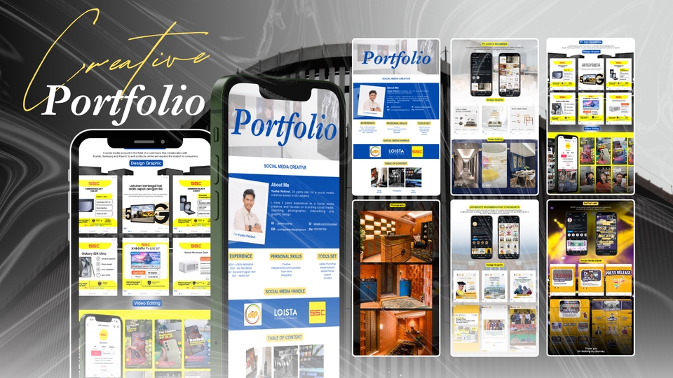 Jasa pembuatan CV profesional dan menarik dengan desain CV unik, siap bantu desain portofolio resume untuk kerja