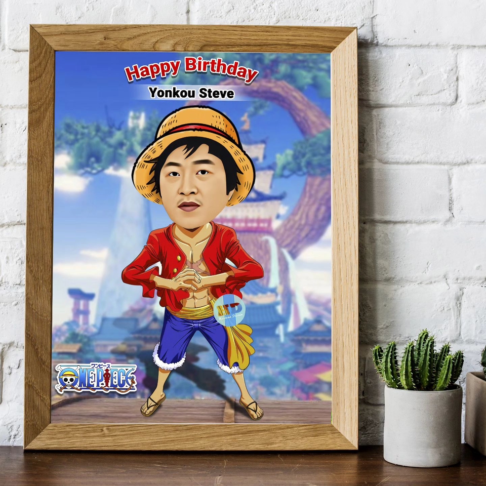 Gambar Potret - Karikatur Digital Kustom - 3