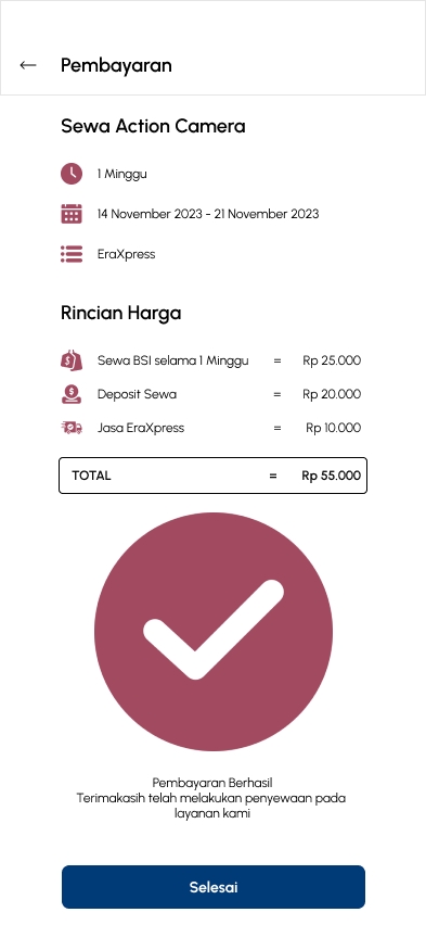 Jasa desain UI UX mobile app dengan pembayaran sukses, UI UX mobile app, mockup mobile app, UI UX design, desain aplikasi, pembuatan desain mockup, jasa desain UI UX.