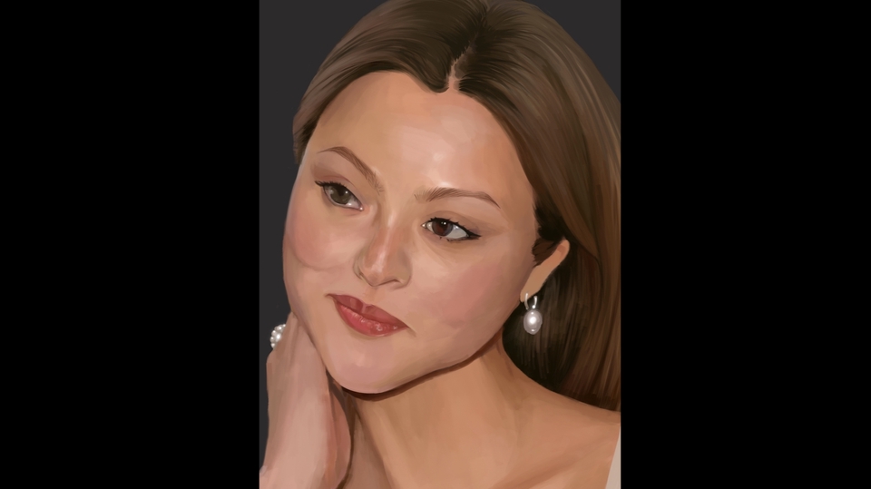 วาดภาพเหมือน Portrait - รับวาดภาพเหมือนพอตเทรต ภาพเหมือน realistic ภาพเหมือนลายเส้นการ์ตูน - 2