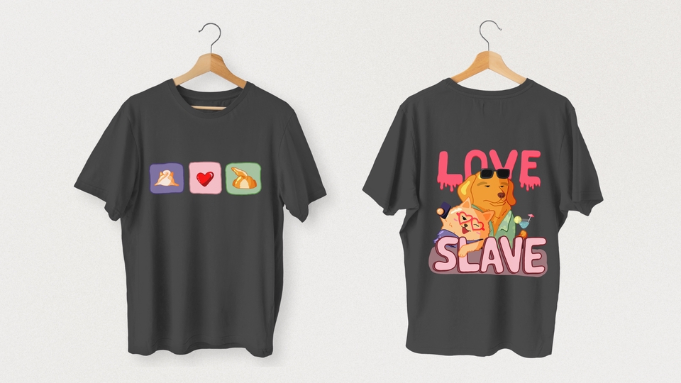 Desain Kaos & Motif - DESAIN KAOS CUSTOM KARTUN VECTOR LUCU - 4