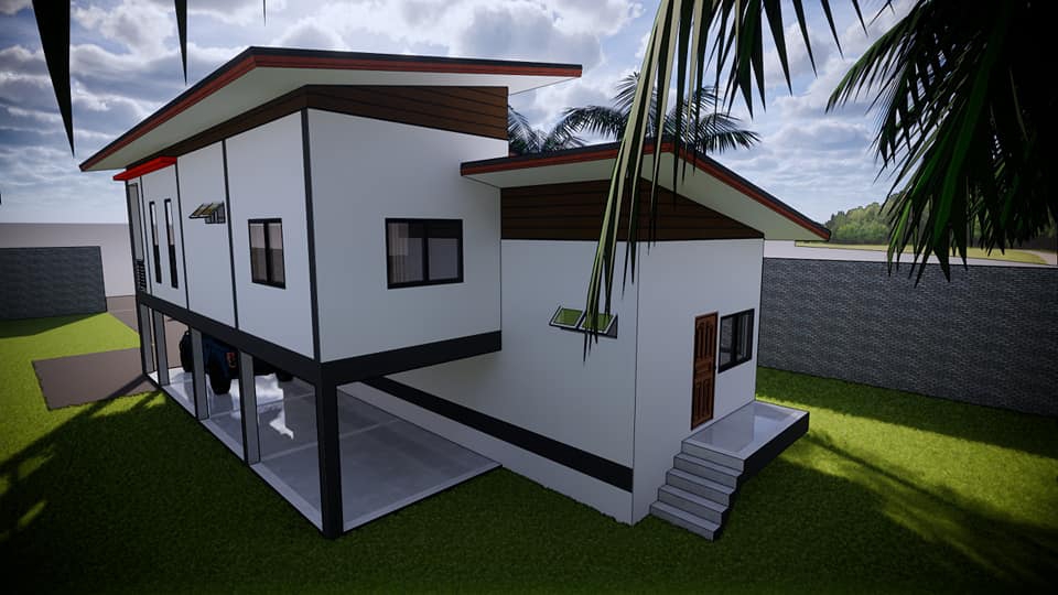 เขียนแบบวิศวกรรมและออกแบบโครงสร้าง - ออกแบบ เขียนแบบบ้าน 4.18 HOME - 11
