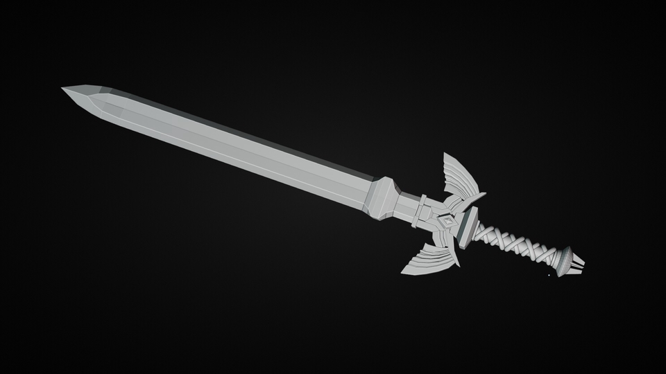 รับปั้นโมเดล3D ดาบมาสเตอร์ソード แบบจำลองสามมิติคุณภาพสูง บริการสร้างแบบจำลอง3D