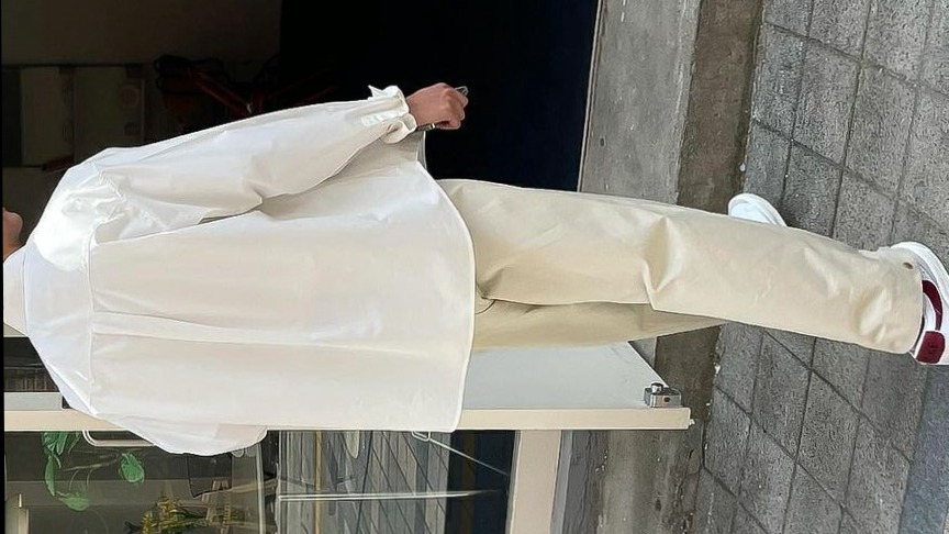 Desain Kaos & Motif - Korean oversized shirt - 1