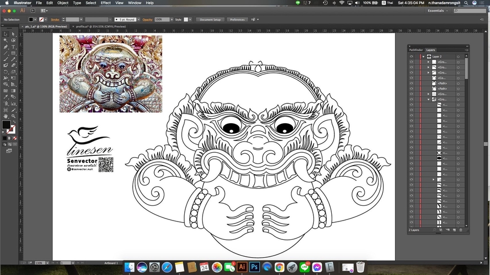 แปลงไฟล์ jpg เป็น vector ดราฟรูป ai รูปภาพเวกเตอร์ รับดราฟรูป ai