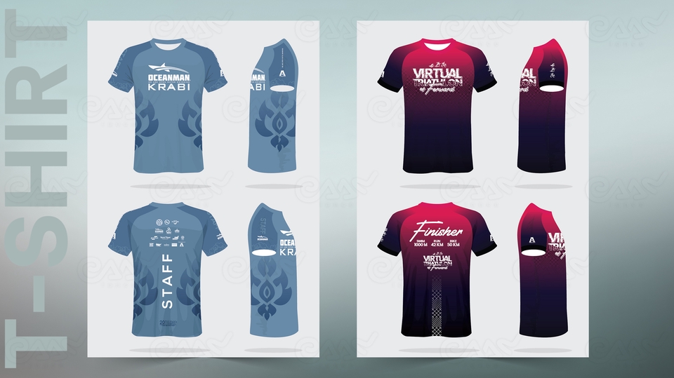 ออกแบบชุดกีฬาสำหรับการแข่งขันวิ่งทางไกล รับออกแบบเสื้อกีฬา วิ่ง ออกแบบลายเสื้อกีฬา