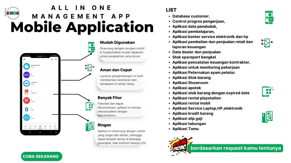 Jasa Pembuatan Aplikasi Mobile Profesional - Aplikasi All Management – Solusi Terpadu untuk Berbagai Kebutuhan Manajemen