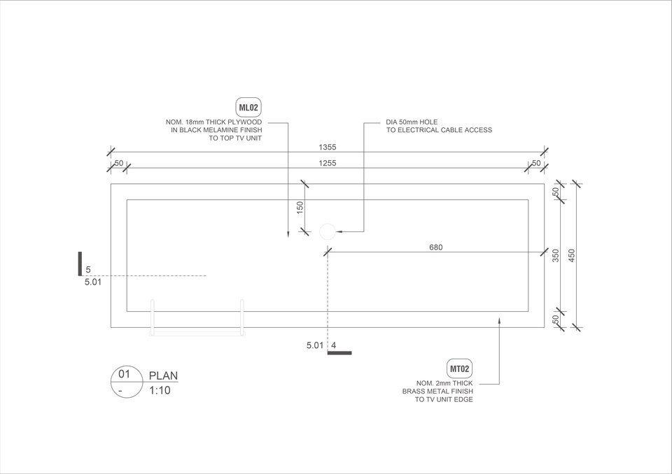 Desain Furniture - CAD Drawing / Jasa Gambar Furniture Dalam 1 Hari  - - 2