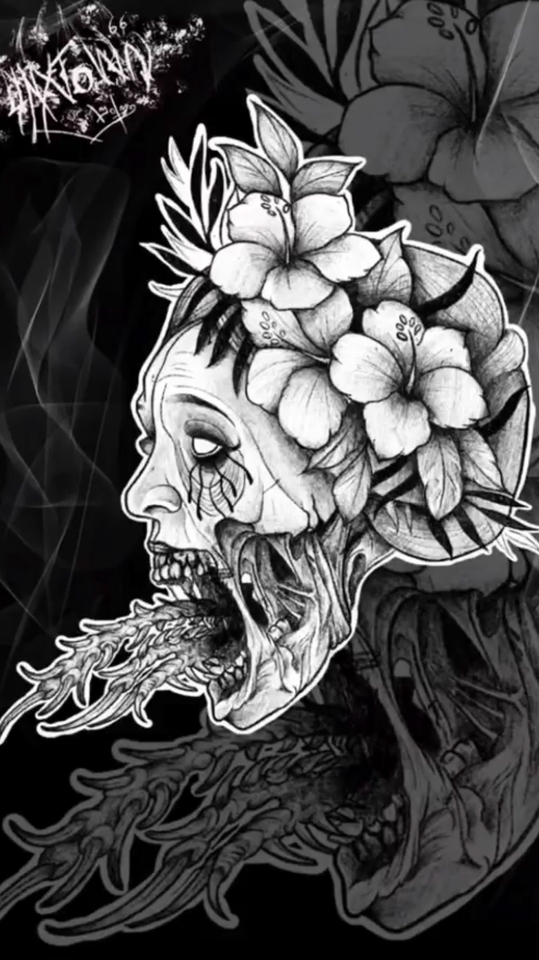 ออกแบบลายสัก แทททู - Blackwork - 2