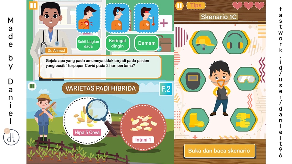 Pembuatan Game - Jasa buat Game Edukasi, Skripsi, Tesis & Professional garansi (Android, HTML5 website, PC) - 1