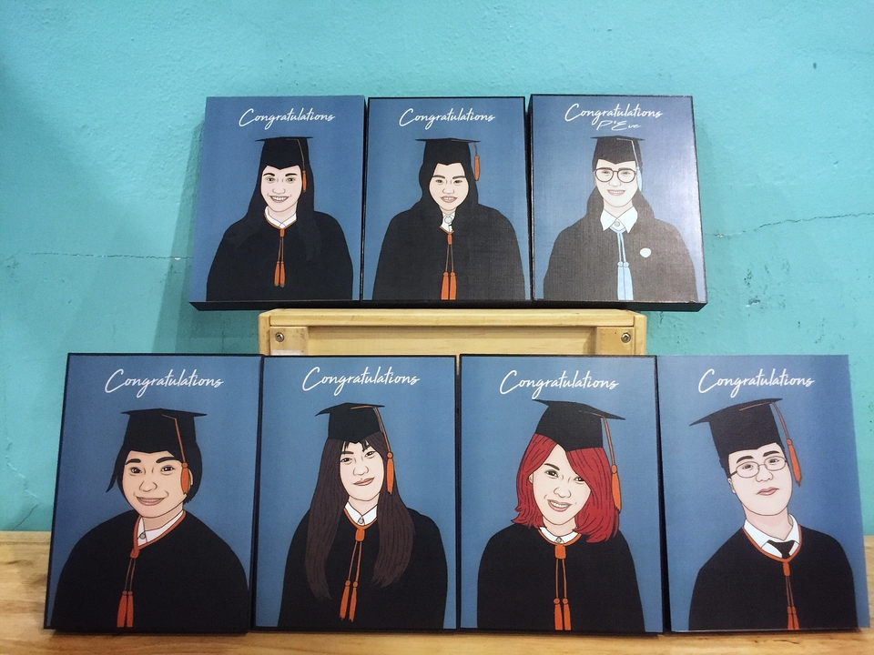 รับวาดภาพเหมือน การ์ตูน ภาพเหมือนคน สไตล์การ์ตูน ภาพวาดภาพเหมือน