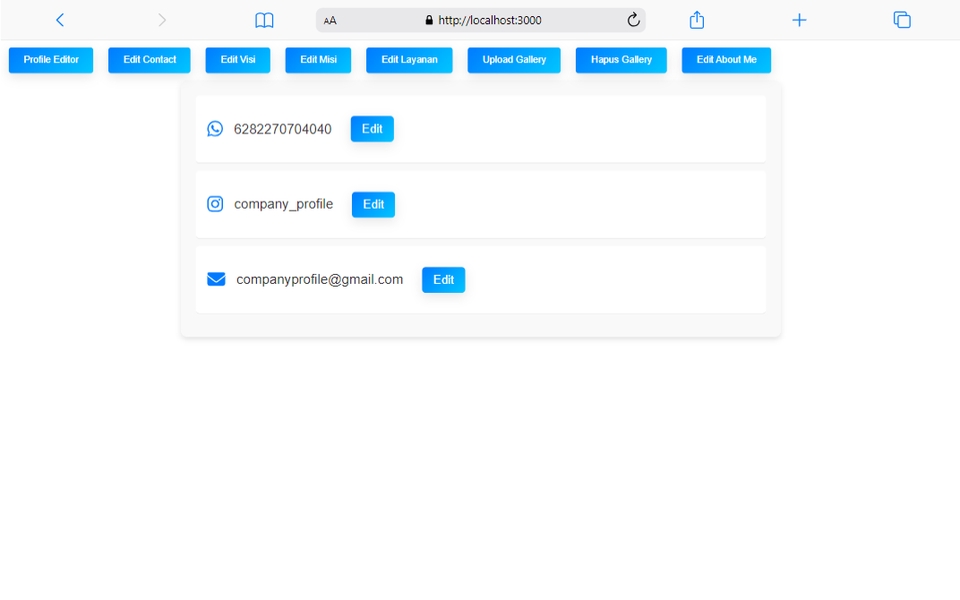 Jasa pembuatan website company profile profesional dan modern dengan desain responsif