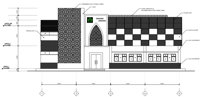 CAD Drawing - Desain Gambar Kerja Lengkap Rumah atau Bangunan 2D dengan AutoCad - 4