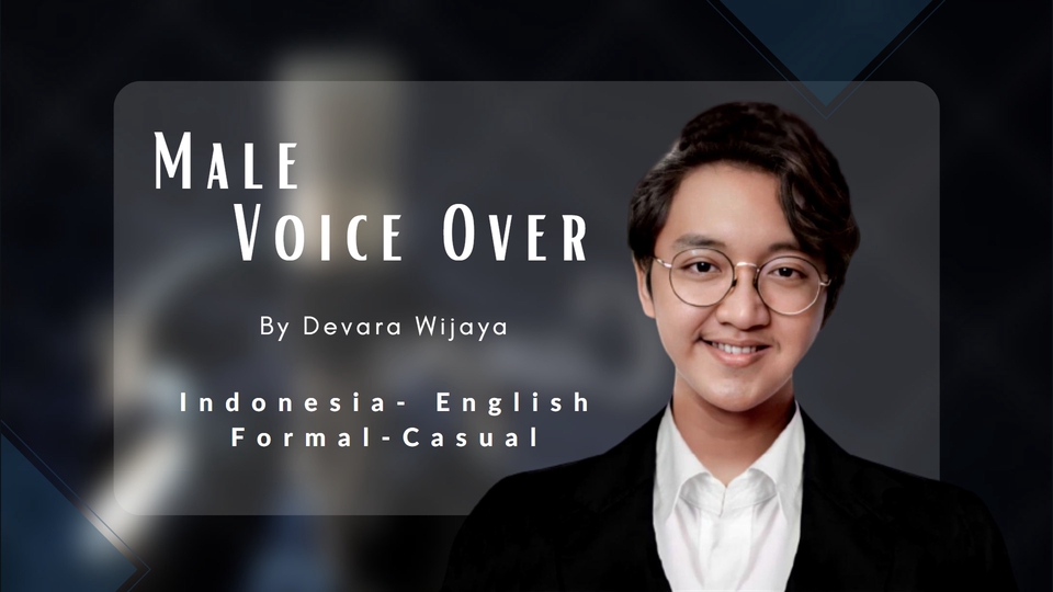 Sulih suara (dubbing, looping) - Voice Over Professional Berkualitas! Indonesia-English. Dubber / Voice Over By Devara - 1