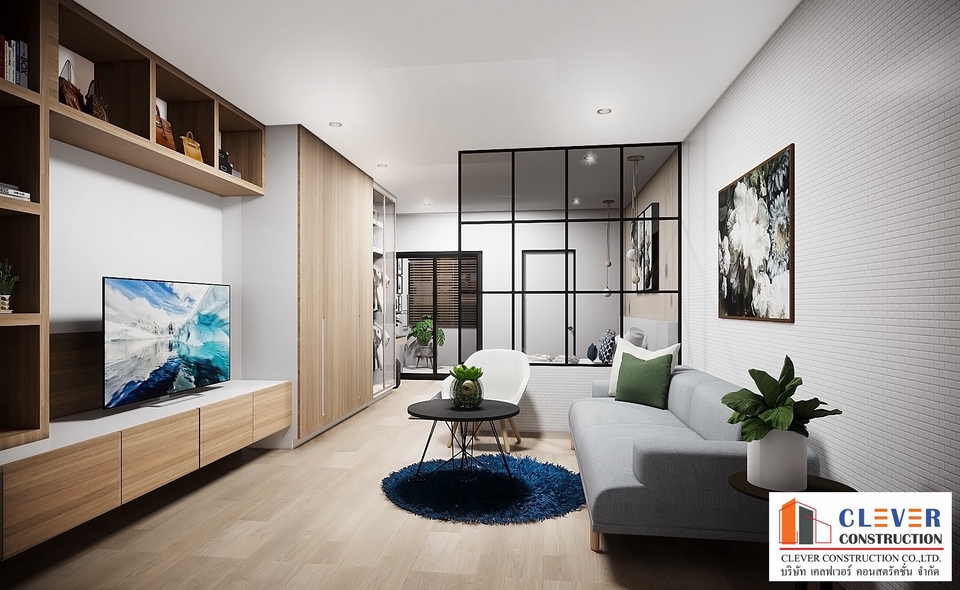 รับออกแบบภายในและภายนอก จัดวางFurniture plan