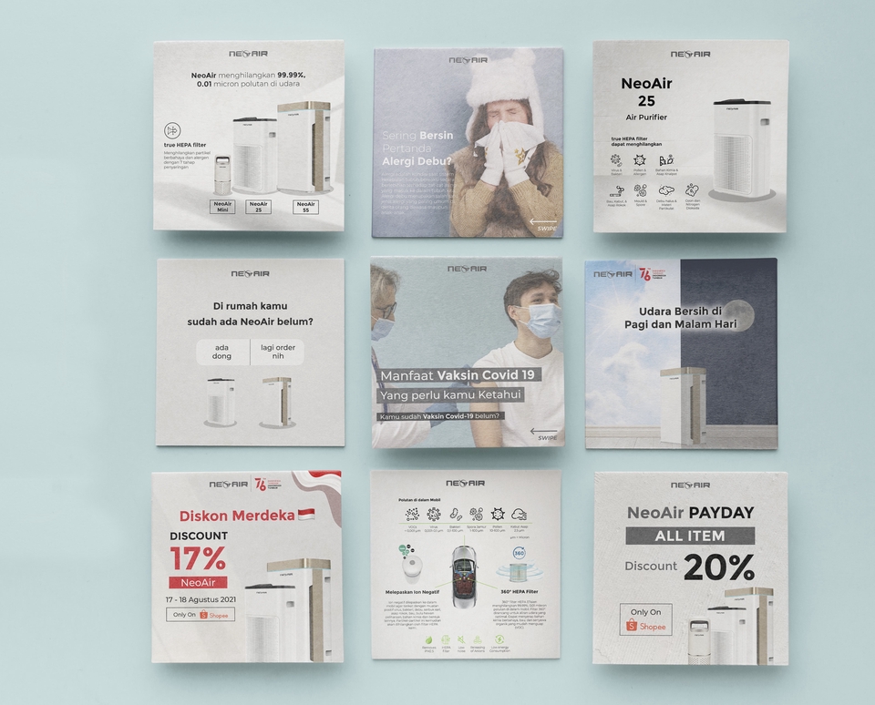 Banner Online - Desain Content Social Media Feeds untuk Instagram - 3
