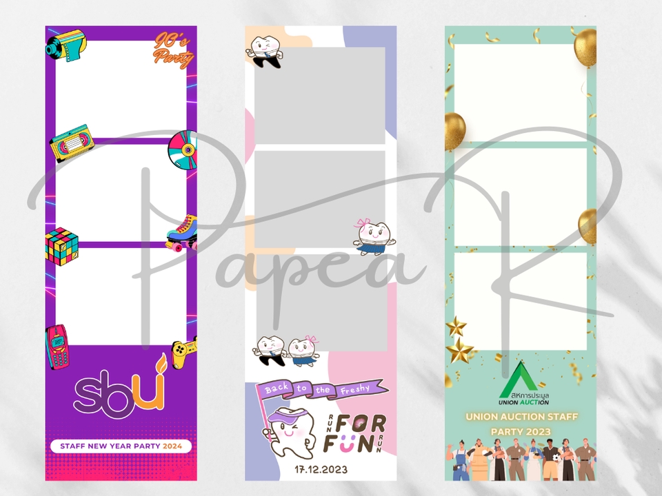 ทำ Giveaway - ออกแบบ PhotoBooth , Photo Frame ต่างๆ งานEvent, Wedding, Birthday ออกแบบงานไว งานสวย - 18