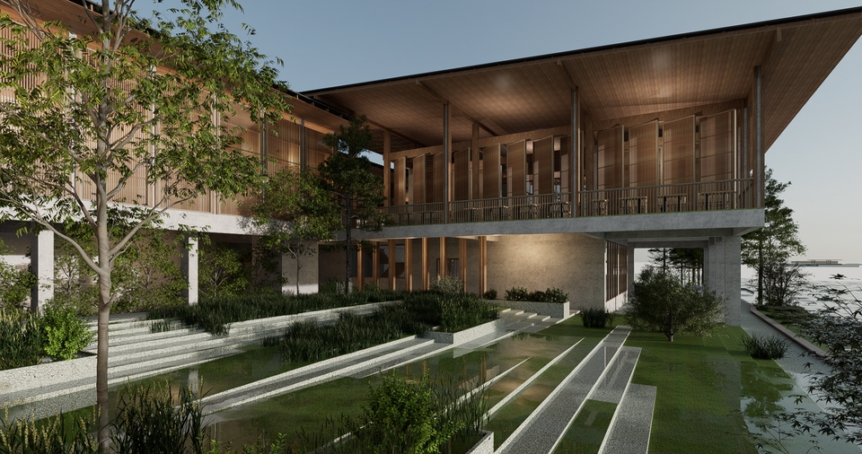 ออกแบบบ้าน3มิติ perspective รับทำภาพ3D โมเดลบ้านสวย ราคาถูก