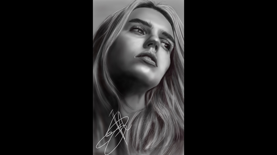 Gambar dan Ilustrasi - Sketsa Wajah Digital - 4