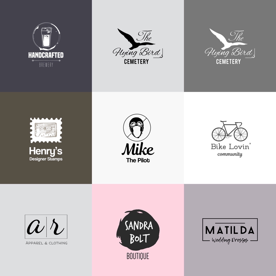 Logo - Vintage Style ฟรีแบบ  - 2