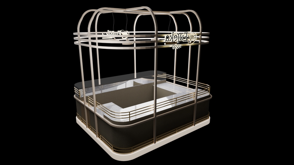 รับปั้นโมเดล 3d ตู้ขายสินค้า 3 มิติ สำหรับธุรกิจ