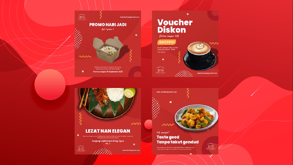 Banner Online - Desain Feed Instagram Dan Sosial Media Lainnya Untuk Promosi Produk - 1