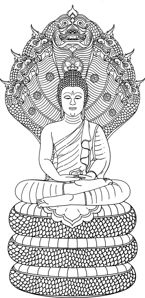 ภาพประกอบพระพุทธรูปนั่งบนฐานดอกบัว