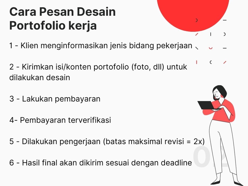 Portfolio & Resume - Konsultasi CV/Resume, desain CV/Resume, dan desain Portofolio kerja. - 4
