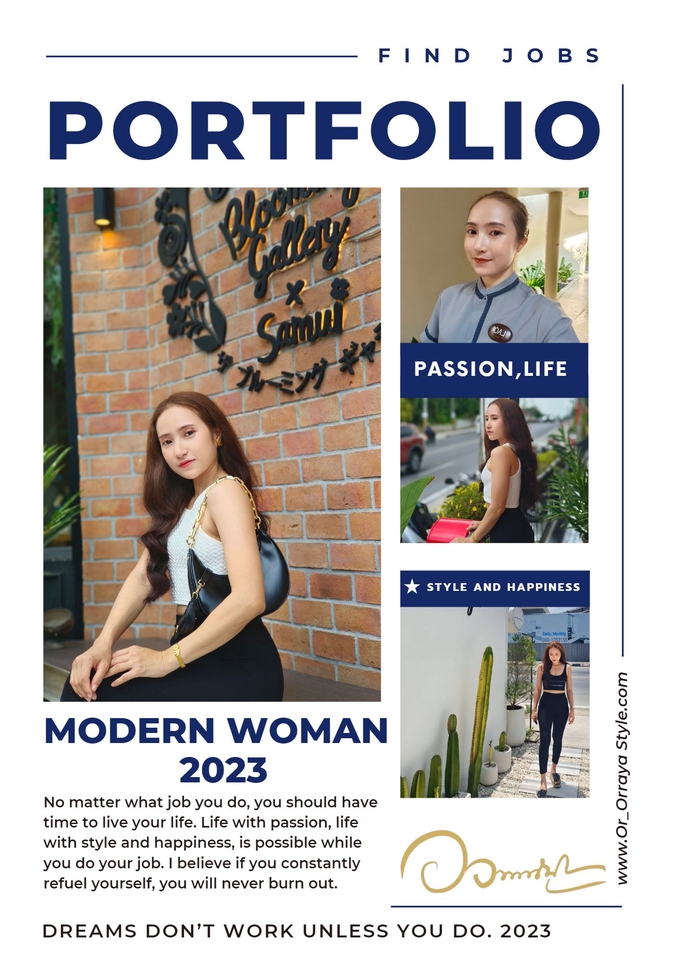 Portfolio & Resume - รับทำ Portfolio / Resume /สำหรับสมัครงานหรือสมัครเรียน เวอร์ชั่น Thai / English - 4