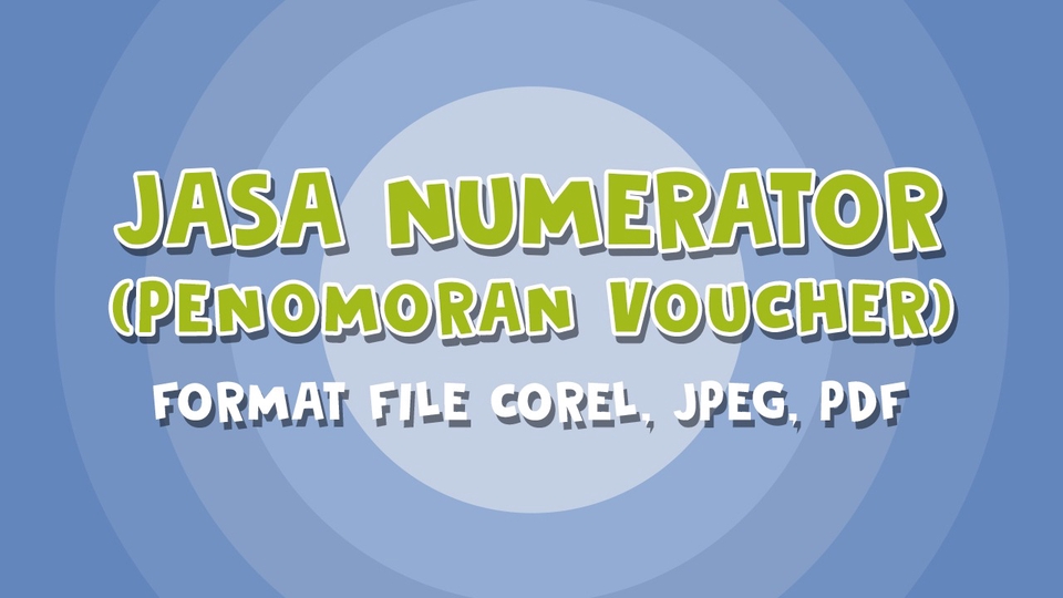 Jasa Desain Brosur Online dan Flyer Keren - Jasa coupon numbers, Numerator (penomoran kupon/voucher)
