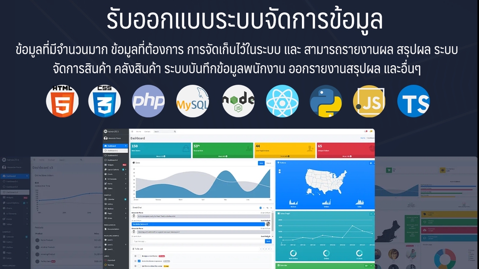 Web Development - รับออกแบบระบบจัดเก็บข้อมูล - 1