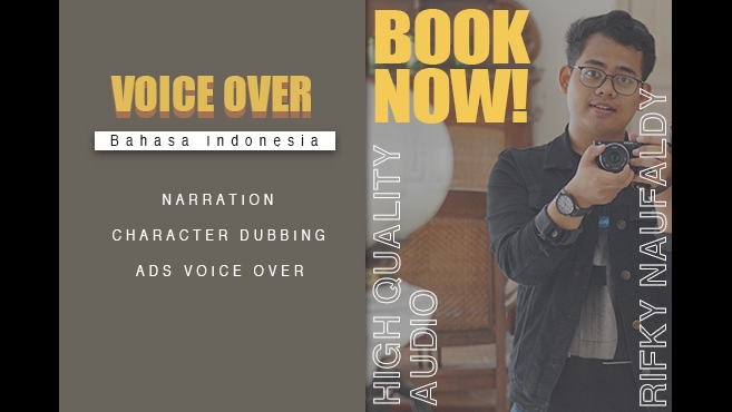 Jasa Voice Over, Dubbing, dan Pengisi Suara Video - Voice Over Commercial Suara Pria, Bebas Pilih Tone