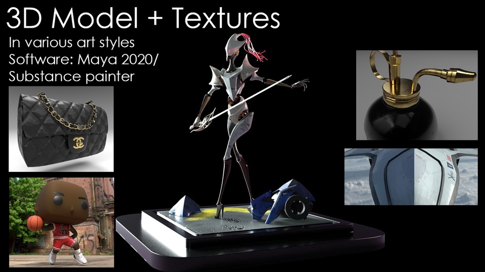 ทำโมเดล 3D - 3D Model และ Texture - 1
