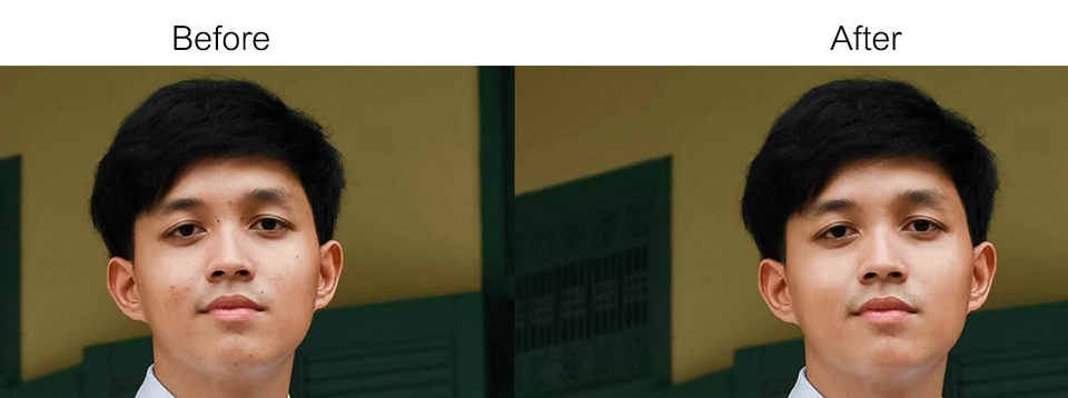 รับแต่งรูปภาพ ปรับสีผิว หน้าใส ไร้ริ้วรอย รับทำ photoshop