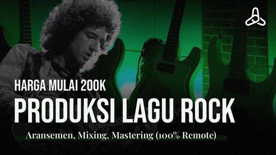 Jasa Sound Engineer / Edit Suara Video - Saya akan produksi lagu bergenre rock secara remote (full production)