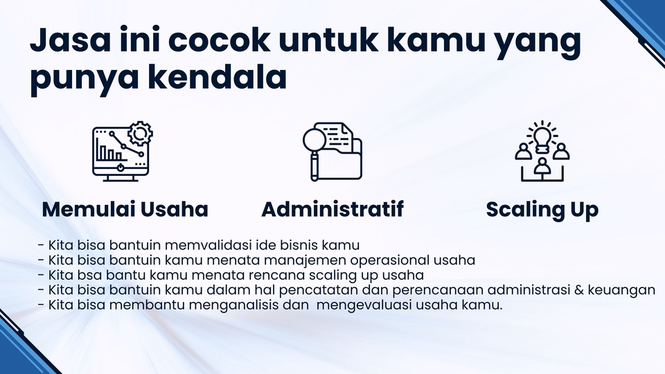 Mulai Bisnis/Start-up - Konsultasi & Jasa Asistensi Usaha UMKM/Industri/Start-up - 2