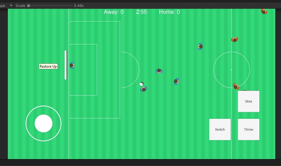 Jasa Pembuatan Game Android 3D dengan karakter bermain sepak bola.