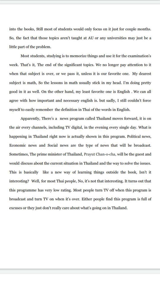เขียนบทความ - รับเขียนบทความภาษาอังกฤษ (college essay) - 8