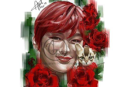 Lukisan Portrait Digital
