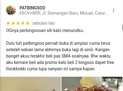Memberi Review - Review Google Maps Bintang 5 - 3