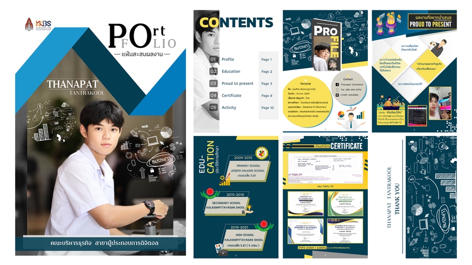 Portfolio & Resume - Portfolio & Resume are show your true colors - 9