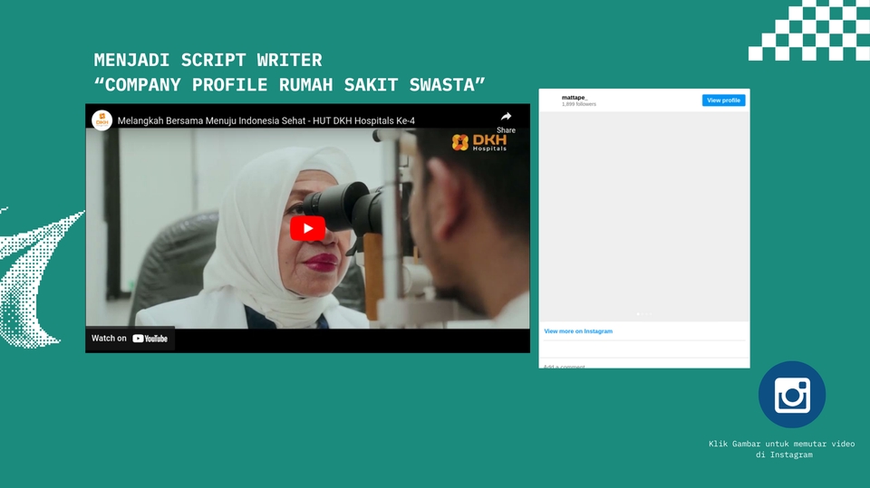 Jasa penulis naskah video company profile rumah sakit swasta Indonesia
