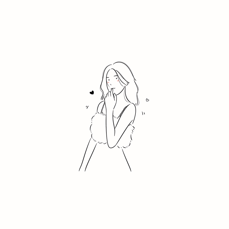 วาดภาพเหมือน Portrait - รับวาดภาพมินิมอล สไตล์ลายเส้น - 30